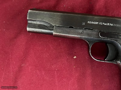 GERMAN WWII F.B. RADOM VIS MODE 35SEMI AUTO PISTOL 9MM - Image 10 of 19