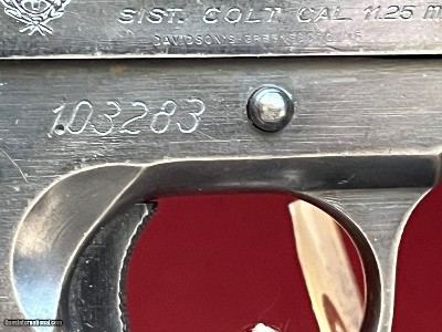 ARGENTINA 1927 SEMI AUTO PISTOL 45ACP POLICIA 1911 - Image 12 of 13