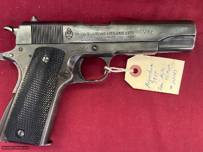 ARGENTINA 1927 SEMI AUTO PISTOL 45ACP POLICIA 1911 - Image 3 of 13