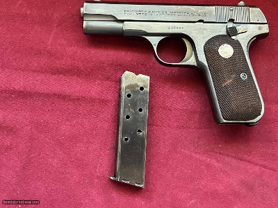 WWII COLT 1908 U.S. PROPERTY SEMI AUTO OFFICERS PISTOL 380 ACP ~ MADE 1944 ~ - Image 17 of 18