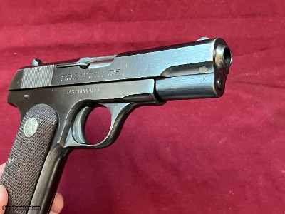 WWII COLT 1908 U.S. PROPERTY SEMI AUTO OFFICERS PISTOL 380 ACP ~ MADE 1944 ~ - Image 15 of 18