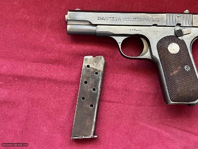 WWII COLT 1908 U.S. PROPERTY SEMI AUTO OFFICERS PISTOL 380 ACP ~ MADE 1944 ~ - Image 18 of 18