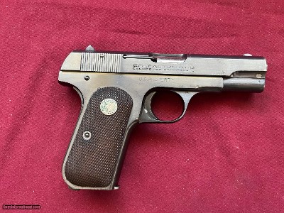 WWII COLT 1908 U.S. PROPERTY SEMI AUTO OFFICERS PISTOL 380 ACP ~ MADE 1944 ~ - Image 5 of 18