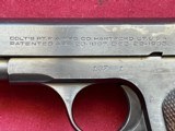 WWII COLT 1908 U.S. PROPERTY SEMI AUTO OFFICERS PISTOL 380 ACP ~ MADE 1944 ~ - 6 of 18