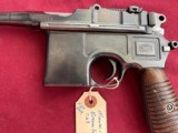 WAFFENFABRIK MAUSER BROOMHANDLE SEMI AUTO PISTOL 30 LUGER - 6 of 18