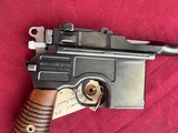 WAFFENFABRIK MAUSER BROOMHANDLE SEMI AUTO PISTOL 30 LUGER - 4 of 18