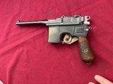 WAFFENFABRIK MAUSER BROOMHANDLE SEMI AUTO PISTOL 30 LUGER - 3 of 18