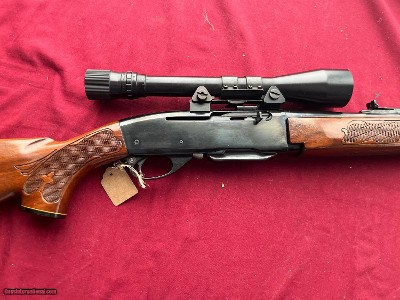 REMINGTON MODEL 742 SEMI AUTO RIFLE 30-06 W/ SCOPE