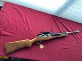 RUGER STAINLESS MINI 14 SEMI AUTO RIFLE 222 REM W/ SCOPE MOUNT - 2 of 20