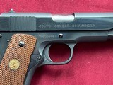 COLT SERIES 70 COMBAT COMMANDER 38 SUPER SEMI AUTO PISTOL ~ MADE 1976 ~ - 8 of 15