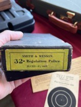 SMITH & WESSON REGLATION POLICE 32 LONG WITH ORIGINAL BOX ~ MINTY GUN ~ - 14 of 17