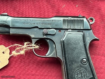 WWII BERETTA MODEL 1934 SEMI AUTO PISTOL 380 ACP ~ DATED 1943 ~ - Image 5 of 14