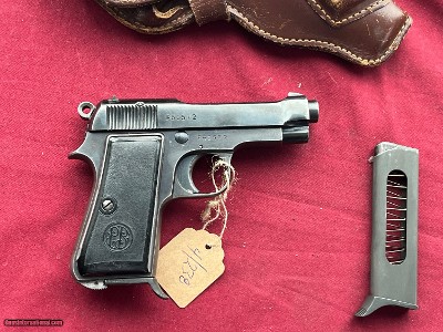 WWII BERETTA MODEL 1934 SEMI AUTO PISTOL 380 ACP ~ DATED 1943 ~ - Image 2 of 14