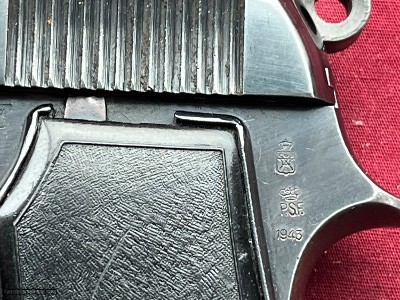 WWII BERETTA MODEL 1934 SEMI AUTO PISTOL 380 ACP ~ DATED 1943 ~ - Image 6 of 14