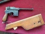 MAUSER C96 BROOMHANDLE SEMI AUTO PISTOL 7.63mm - 3 of 25