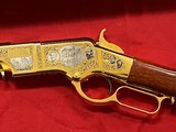 A. UBERTI TAYLORS HENRY RIFLE 44-40 W.C.F. GETTYSBURG ENGRAVED 1 OF 500