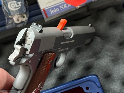 COLT 1911 GOVERNMENT MODEL SEMI AUTO PISTOL 38 SUPER - Image 13 of 16