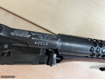 JOHNSON MODEL 1941 MILITARY SEMI AUTO RIFLE 30-06 W/ BAYONET - Image 4 of 25
