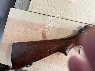 JOHNSON MODEL 1941 MILITARY SEMI AUTO RIFLE 30-06 W/ BAYONET - Image 5 of 25