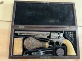 COLT NEW YORK ENGRAVED CASED 1860 ARMY REVOLVER W/ CASE - 1 of 15