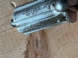 SIX BARREL ~ FRENCH PINFIRE REVOLVER ~ ENGRAVED ~ ANTIQUE ~ - 3 of 11