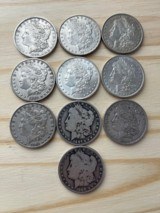 10 - MORGAN SILVER DOLLARS ~ SILVER $$$$$$ - 3 of 3