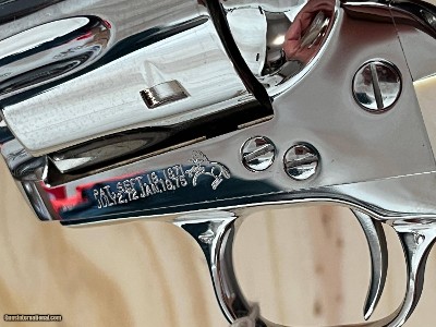 COLT 3RD GEN BUNTLINE SPECIAL 45LC MADE 1980 FACTORY NICKEL W/ IVORY GRIPS CUSTOM SHOP ~ $3900.00 - Image 13 of 16