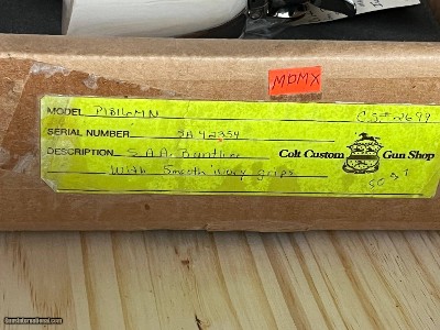 COLT 3RD GEN BUNTLINE SPECIAL 45LC MADE 1980 FACTORY NICKEL W/ IVORY GRIPS CUSTOM SHOP ~ $3900.00 - Image 3 of 16