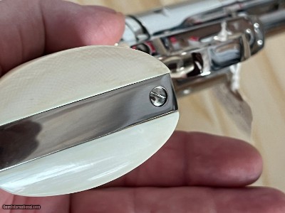 COLT 3RD GEN BUNTLINE SPECIAL 45LC MADE 1980 FACTORY NICKEL W/ IVORY GRIPS CUSTOM SHOP ~ $3900.00 - Image 15 of 16