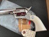 COLT 3RD GEN BUNTLINE SPECIAL 45LC MADE 1980 FACTORY NICKEL W/ IVORY GRIPS CUSTOM SHOP - 6 of 16