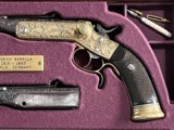 ~ BEAUTIFUL ENGRAVED ~ HEINRICH BARELLA - BERLIN SINGLE SHOT PARLOR TARGET PISTOL - TWO BARRELS - 3 of 21