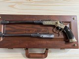 ~ BEAUTIFUL ENGRAVED ~ HEINRICH BARELLA - BERLIN SINGLE SHOT PARLOR TARGET PISTOL - TWO BARRELS - 7 of 21