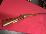 WINCHESTER MODEL 1894 LEVER ACTION OCTAGON BUTTON MAG RIFLE 32 W.S. MADE 1904. - 2 of 14