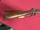 WINCHESTER MODEL 1894 LEVER ACTION OCTAGON BUTTON MAG RIFLE 32 W.S. MADE 1904. - 3 of 14