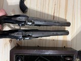 VERY RARE ~ FRENCH PERCUSSION DUELING PISTOLS ~ SET OF FOUR GUNS ~ CASED - 18 of 22