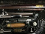 VERY RARE ~ FRENCH PERCUSSION DUELING PISTOLS ~ SET OF FOUR GUNS ~ CASED - 7 of 22