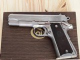 COLT 1911 LIGHT WEIGHT COMMANDER 38 SUPER , NICKEL FINISH ~ MADE 1955 ~ - 4 of 17