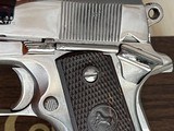 COLT 1911 LIGHT WEIGHT COMMANDER 38 SUPER , NICKEL FINISH ~ MADE 1955 ~ - 10 of 17