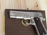 COLT 1911 LIGHT WEIGHT COMMANDER 38 SUPER , NICKEL FINISH ~ MADE 1955 ~ - 6 of 17