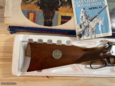SALE $ 1350.00 ~ WINCHESTER MODEL 1894 LEVER ACTION LENDENDARY FRONTIERSMEN RIFLE 38-55 CALIBER - Image 5 of 22