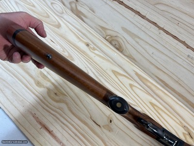 RUGER NO.1 SINGLE SHOT RIFLE 338 WIN MAGNUM ~ PORTED BARREL ~ RED PAD - Image 12 of 21