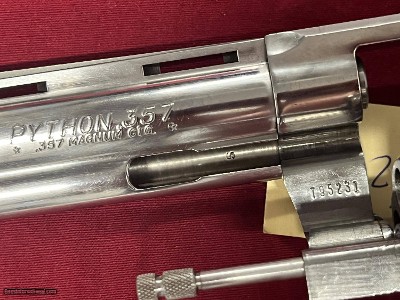 COLT PYTHON 357 MAGNUM STAINLESS 6 - Image 7 of 7