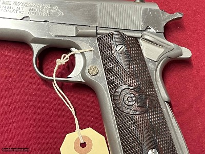 COLT 1911 GOVERNMENT MODEL STAINLESS 45ACP - Image 3 of 8