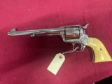 COLT 3RD GEN SINGLE ACTION ARMY REVOLVER 45LC ~ NICKEL ~ MADE 1978 ~ - 4 of 11