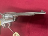 COLT 3RD GEN SINGLE ACTION ARMY REVOLVER 45LC ~ NICKEL ~ MADE 1978 ~ - 3 of 11