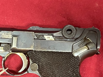 MAUSER P08 LUGER SEMI AUTO PISTOL S/42 