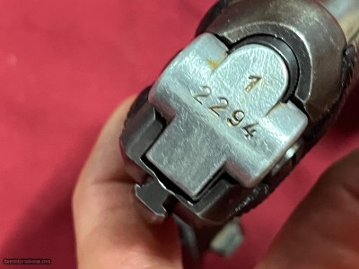 MAUSER P08 LUGER SEMI AUTO PISTOL S/42 