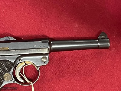MAUSER P08 LUGER SEMI AUTO PISTOL S/42 