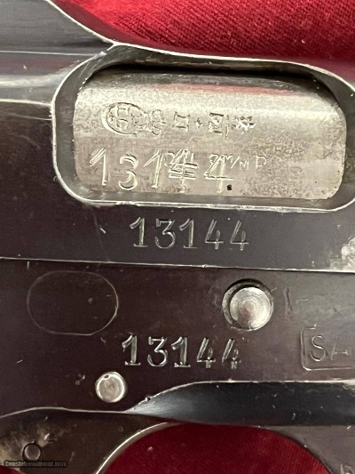 FN BROWNING HI POWER SEMI AUTO PISTOL 9MM ~ RARE FINISH CONTRACT~ Sale $2150.00 - Image 13 of 13