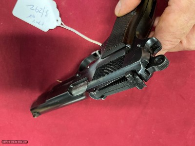 FN BROWNING HI POWER SEMI AUTO PISTOL 9MM ~ RARE FINISH CONTRACT~ Sale $2150.00 - Image 6 of 13